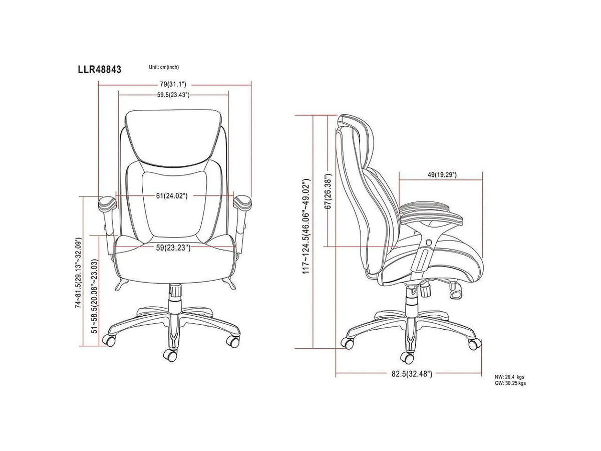 Big & Tall Chair S21827