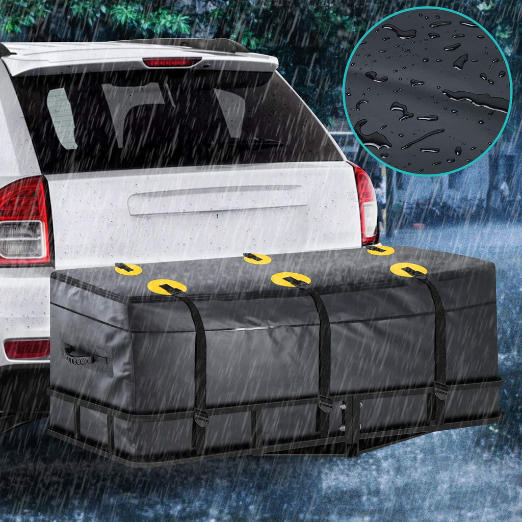 100% Waterproof 22 Cu Ft Cargo Carrier Bag with 6 Reinforced Straps K184