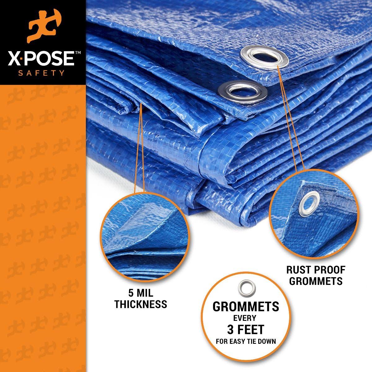 Blue Poly Tarps 20 x 25 Case of 4 G9840