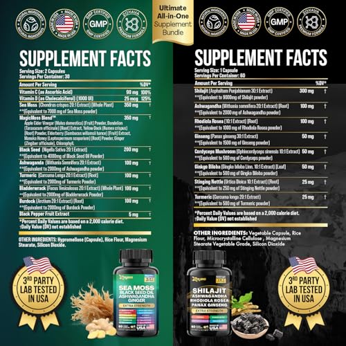 Sea Moss and Shilajit Bundle (2 Pack) C75669