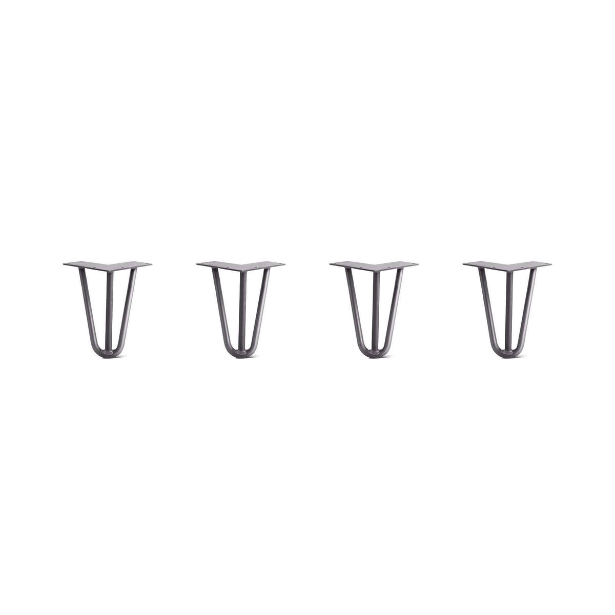 Raw Steel Hairpin Legs Set of 4 J582554