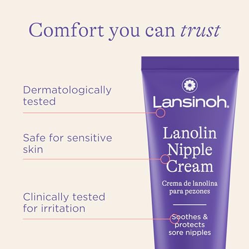 100% Natural Lanolin Nipple Cream, 1.41 Ounces F65475