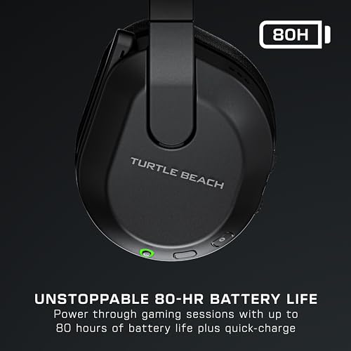 Black Wireless Gaming Headset with 40-Hr Battery and Bluetooth R4572