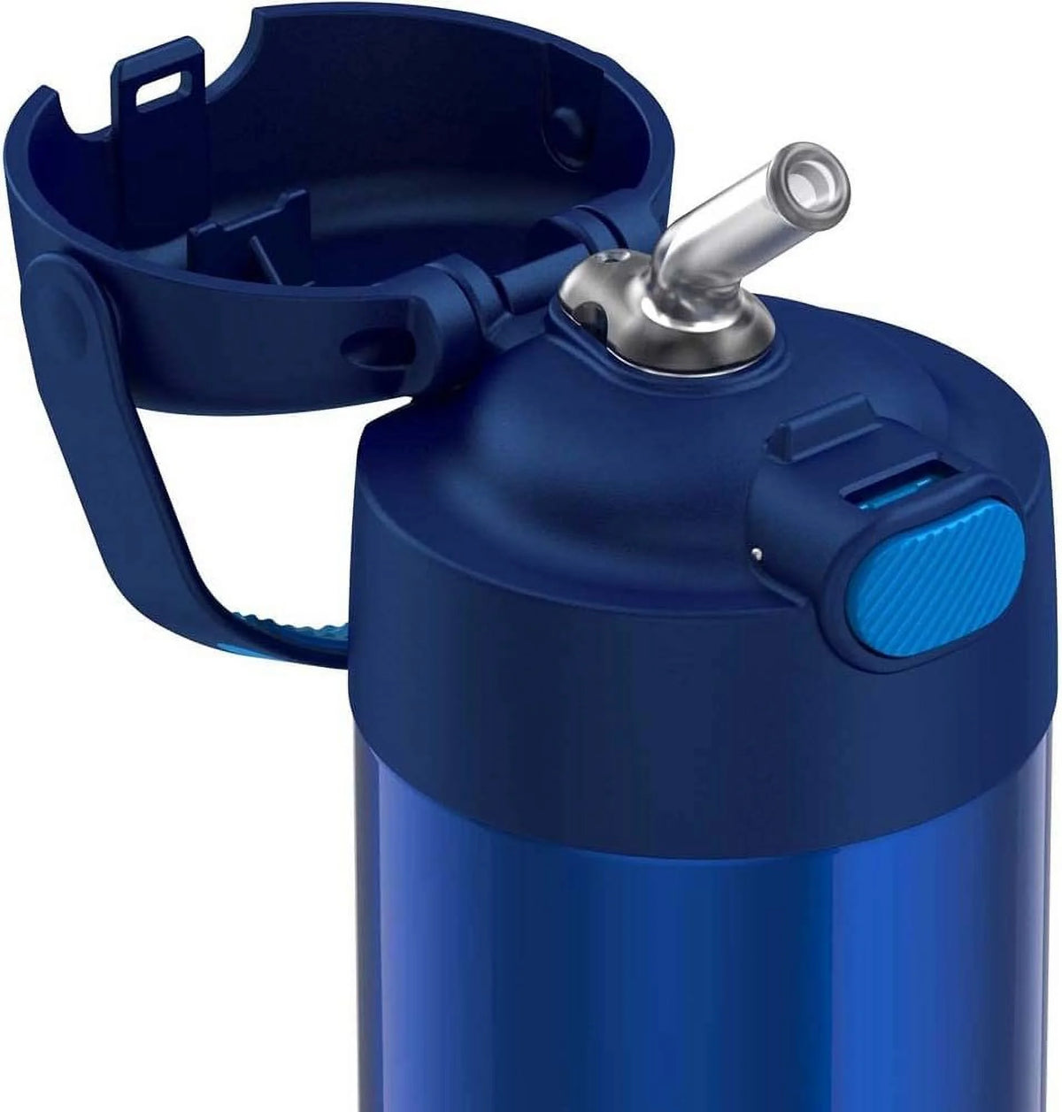 Stainless Steel Bottle, Blue, 12 oz Q182137