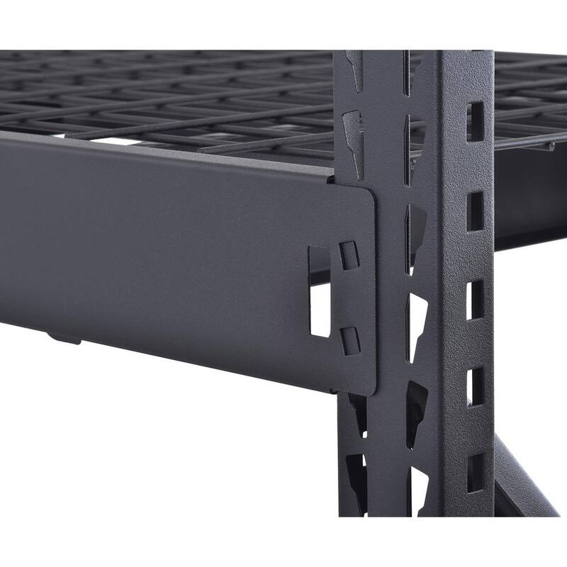 5-Tier Steel Garage Storage Shelving Unit in Black A249386