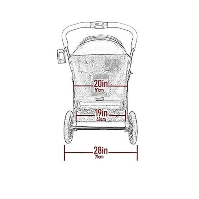 Double Pet Stroller O613633