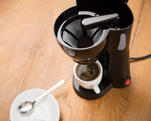 Black Mini Compact Drip Coffee Maker (10.5oz) D6909