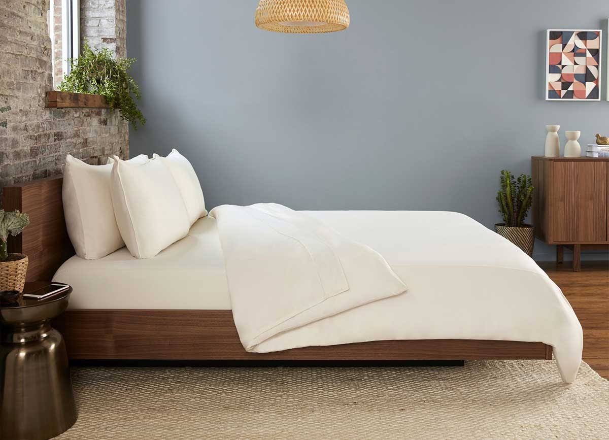 King/California King Performance Bed Sheet Set in Pearl Blue K758