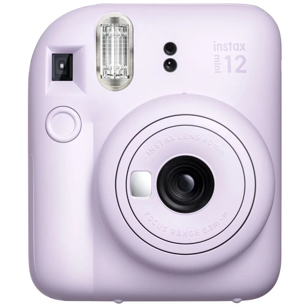 Lilac Purple Instant Film Camera with Case and Film X37830