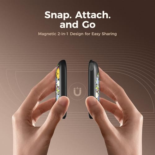 Magnetic Hand Warmers Rechargeable 2 Pack Electric Handwarmers 3-Settings Portable Heater I201850