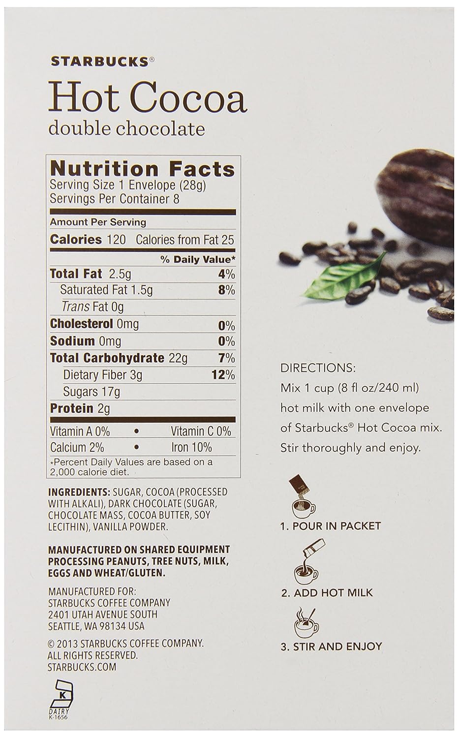 Double Chocolate Hot Cocoa Mix, 8 oz T18446