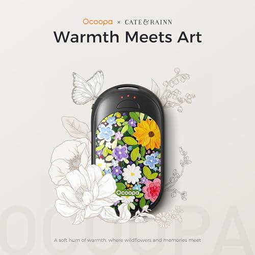 Magnetic Hand Warmers Rechargeable 2 Pack Electric Handwarmers 3-Settings Portable Heater I201850