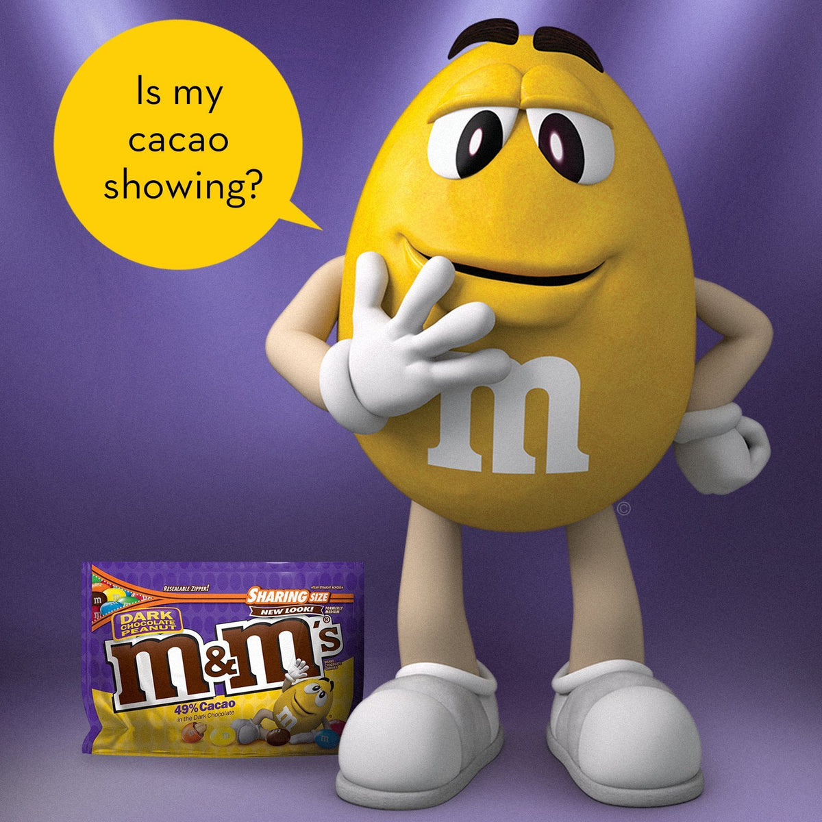 Peanut Dark Chocolate Candy Sharing Size 10.1-Ounce Bag H1508