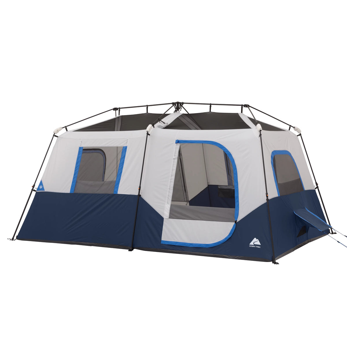 13' x 9' 8-Person Cabin Tent with LED Lighted Poles B8434