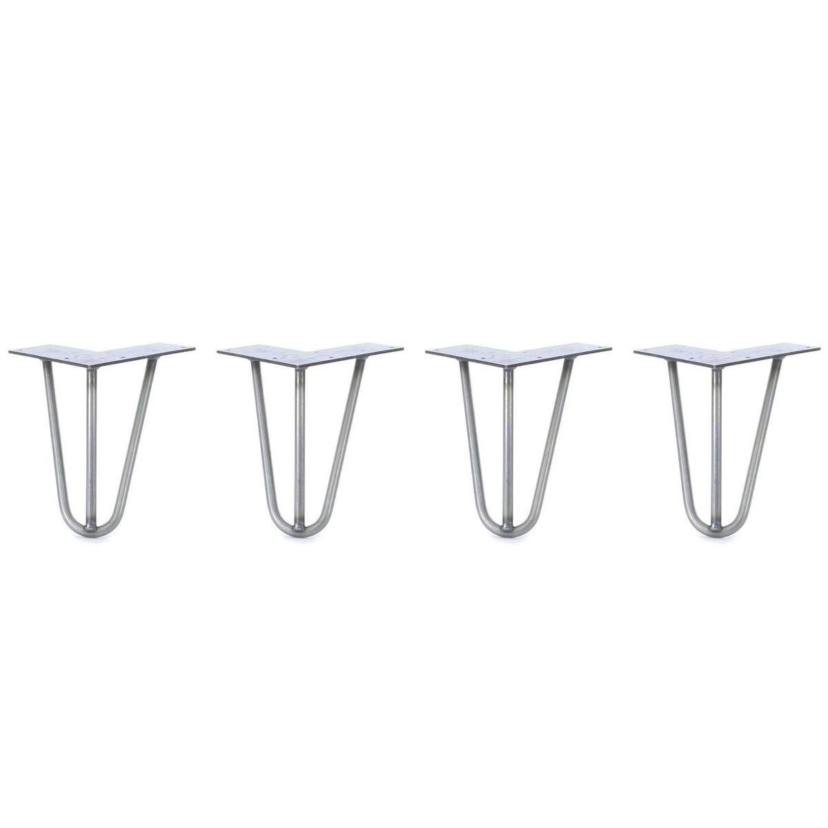 Raw Steel Hairpin Legs Set of 4 J582554