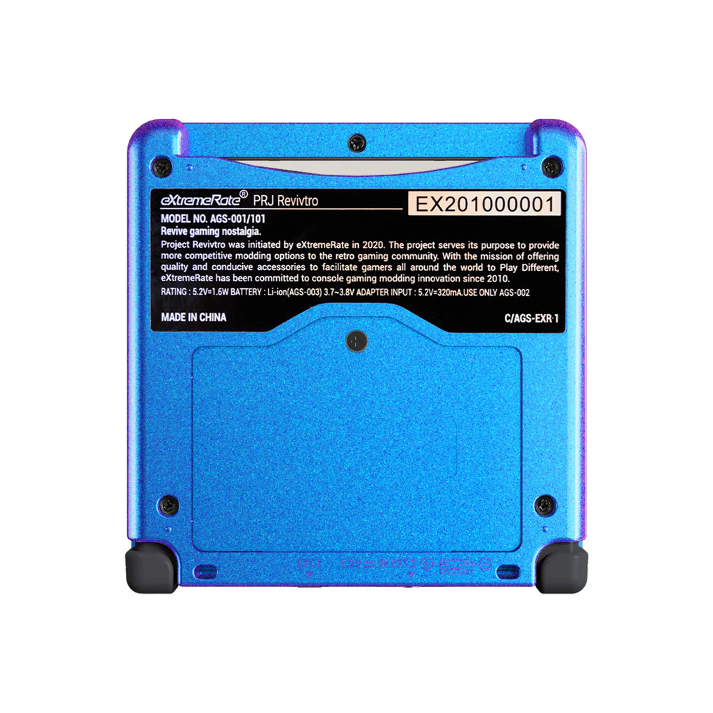 Chameleon Purple Blue Glossy Replacement Housing Shell for Gameboy Advance SP G478