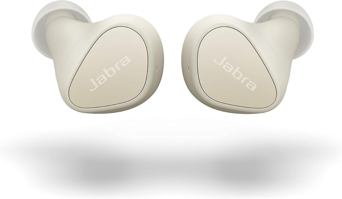 Light Beige In Ear Wireless Bluetooth Earbuds with 4 Built-in Microphones Y3528