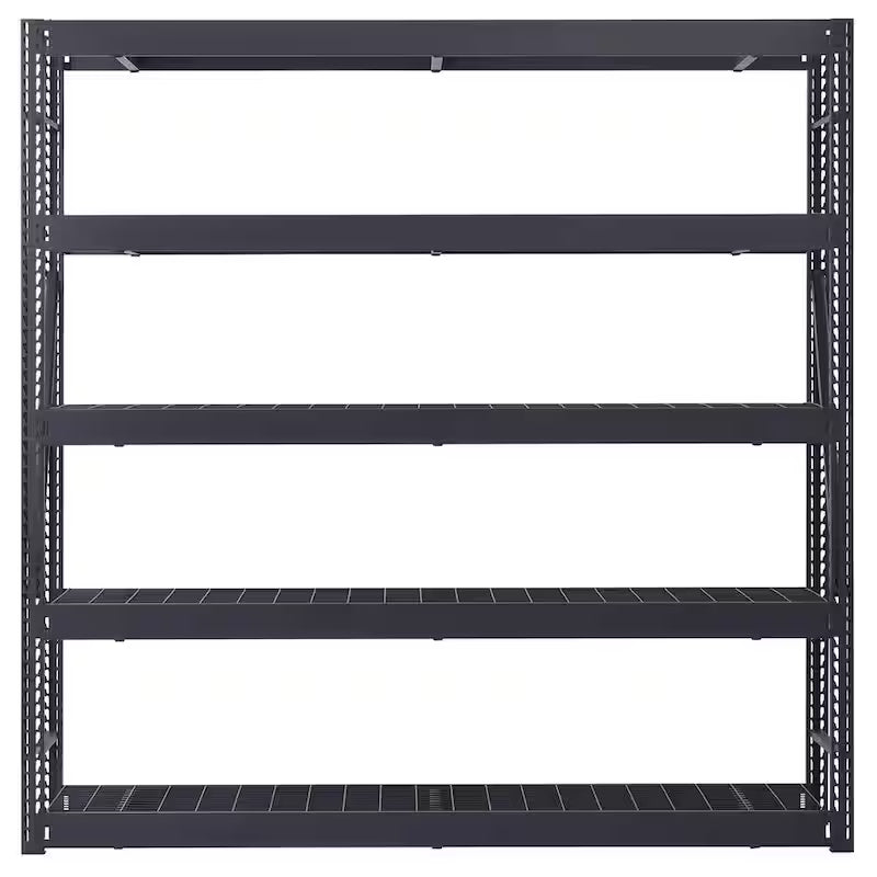 5-Tier Steel Garage Storage Shelving Unit in Black A249386