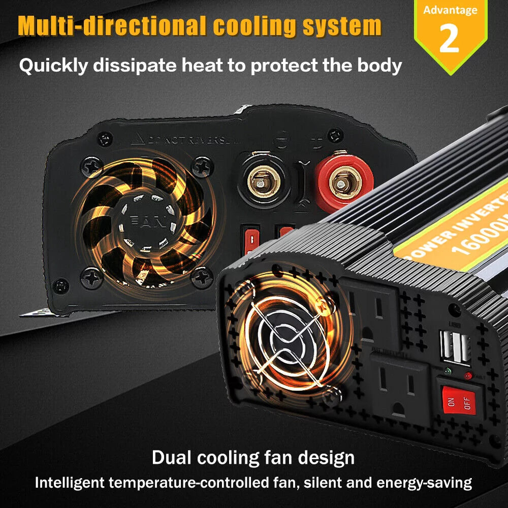 8000 Watts Pure Sine Wave Power Inverter Z870305