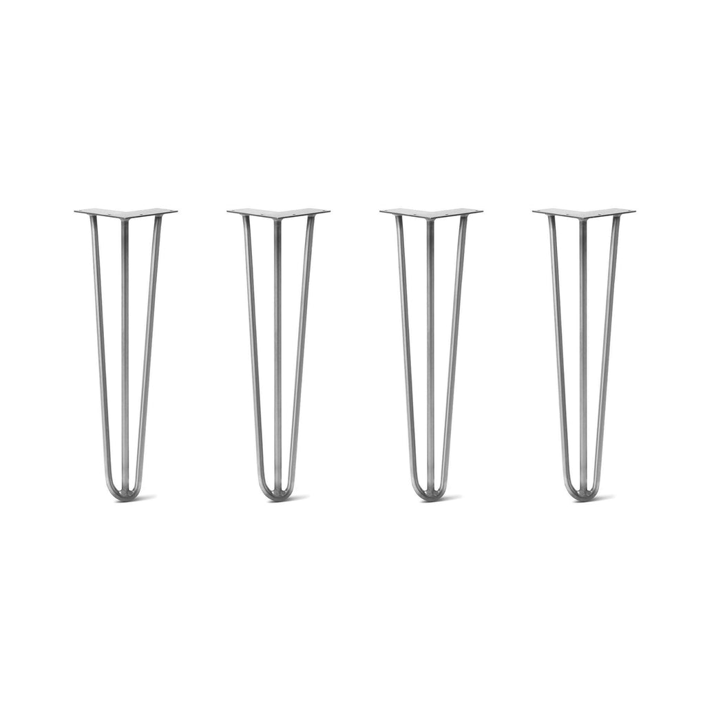 Raw Steel Hairpin Legs Set of 4 J582554