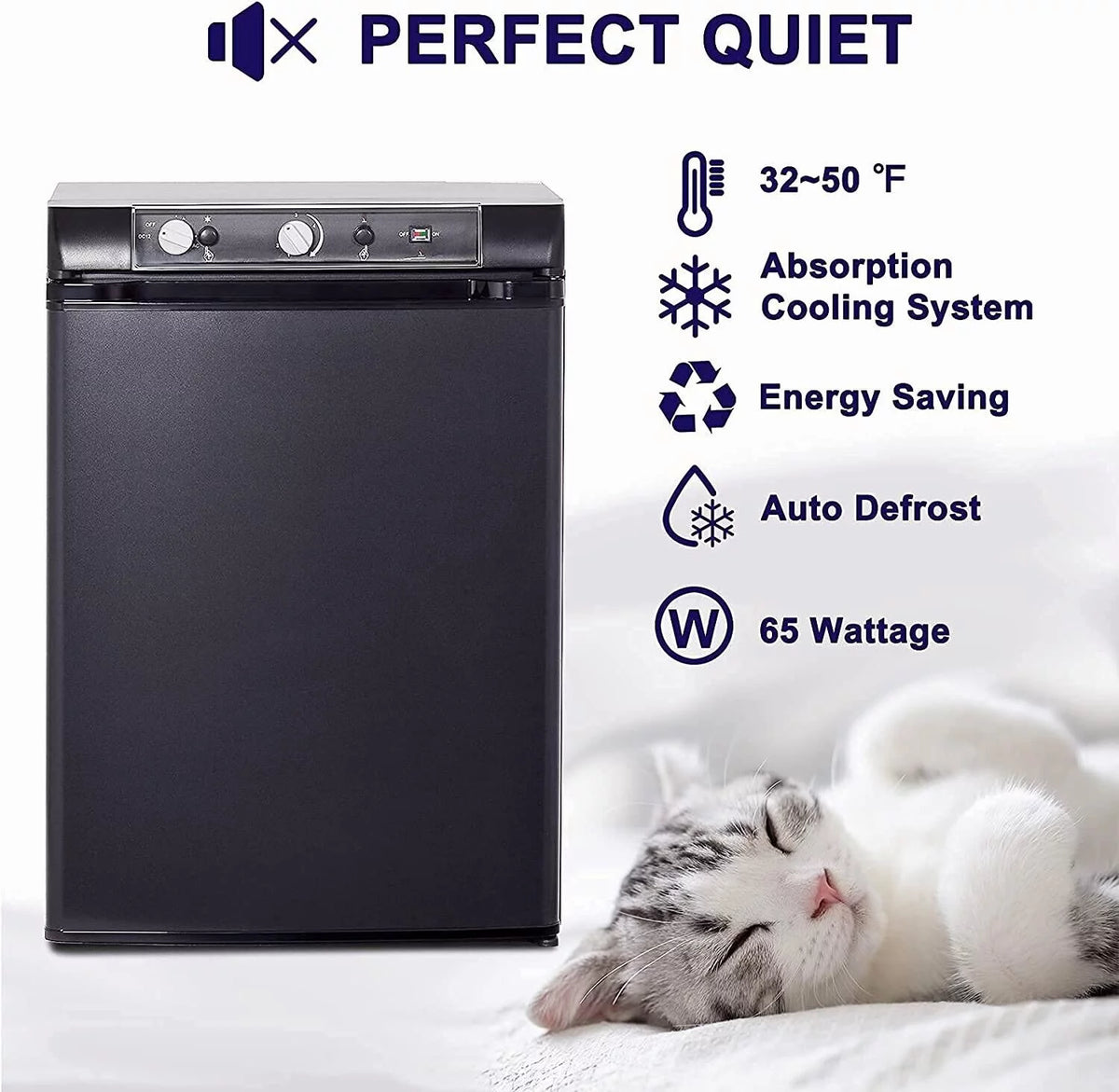 2.1 Cu ft Gas Portable Refrigerator Q54417