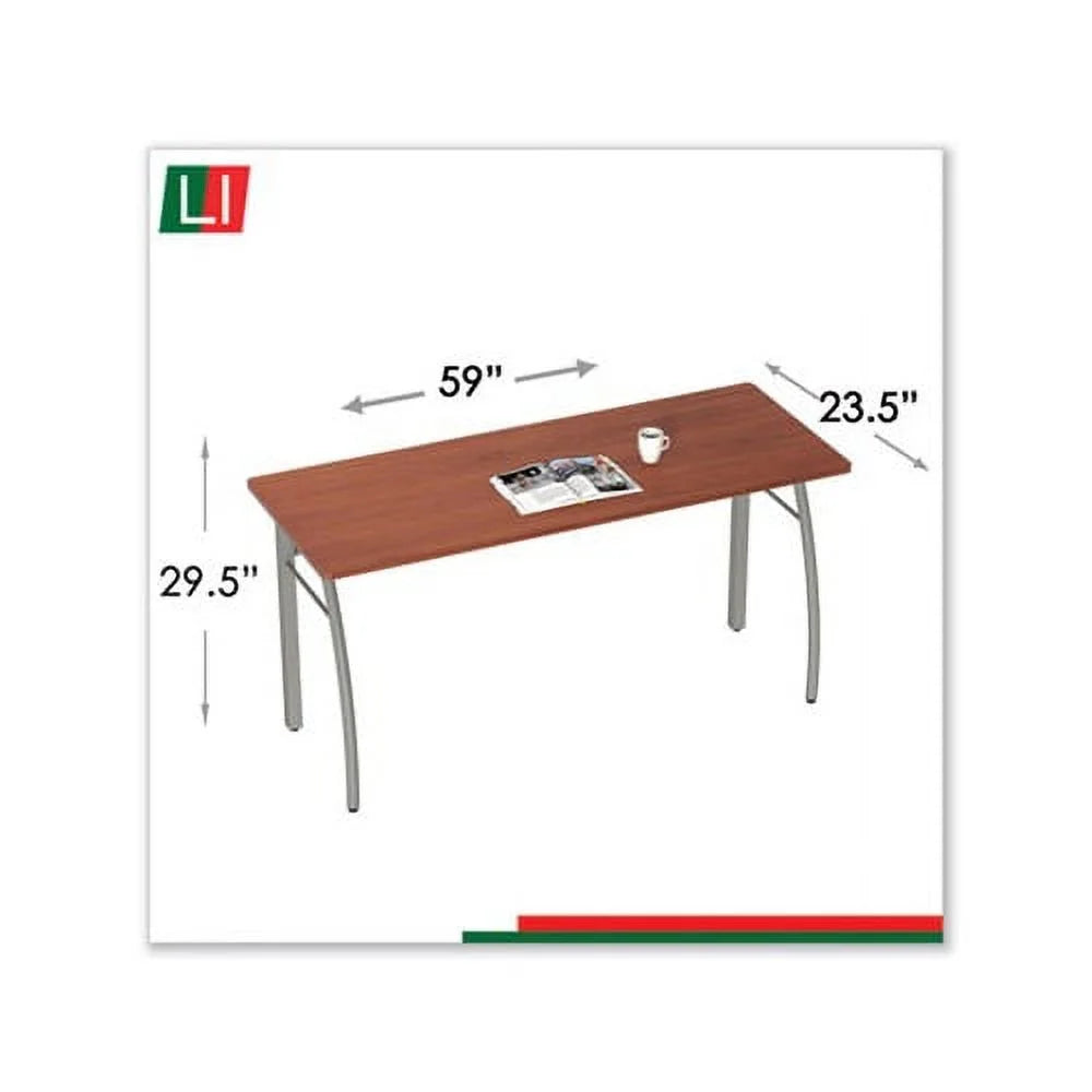 Rectangular Desk 59.13" x 23.63" x 29.5" Cherry G731201