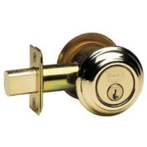 Colonial Single Cylinder Auxiliary Deadbolt Satin Nickel G8716