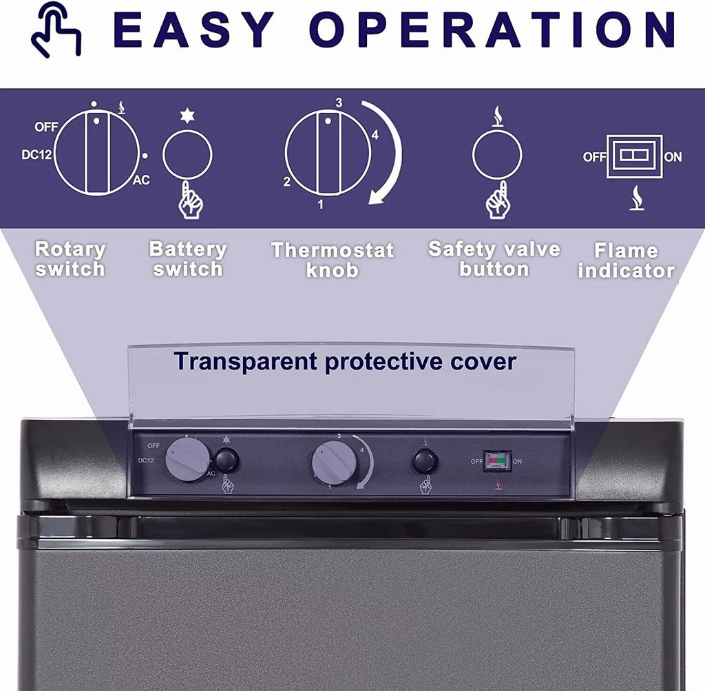 2.1 Cu ft Gas Portable Refrigerator Q54417