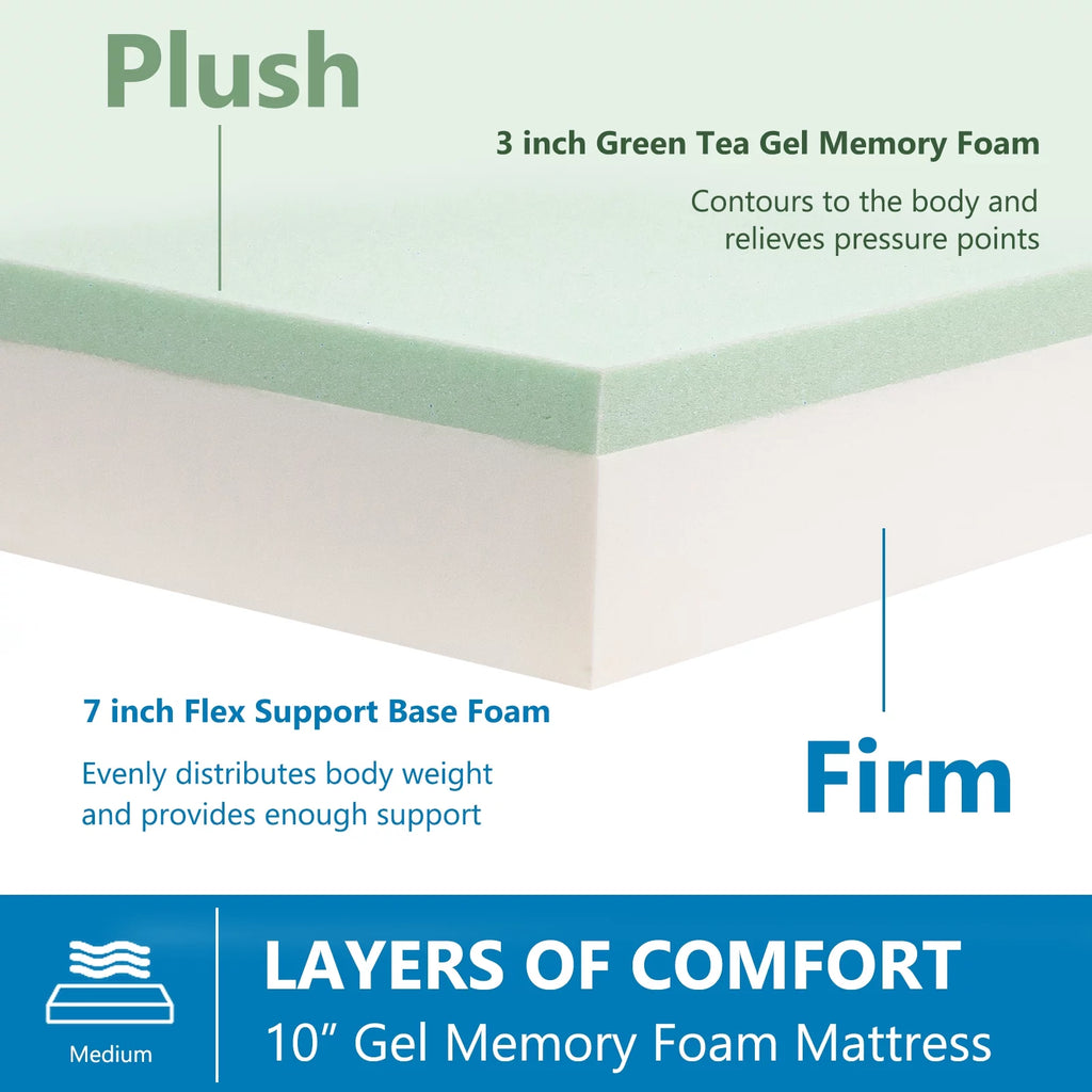 10" Memory Foam Mattress U11274