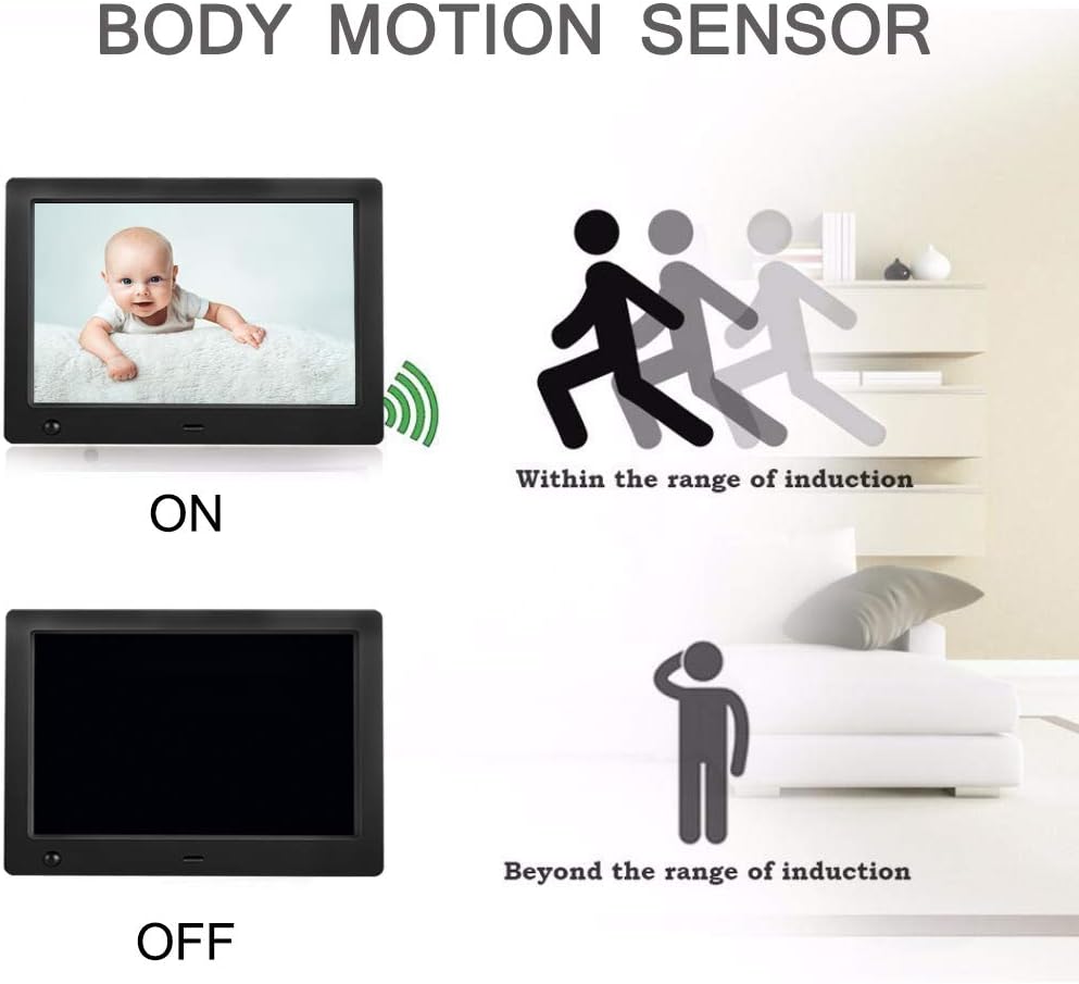 Digital Photo Frame 8 inch with Motion Sensor K15209