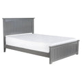 Twin XL Traditional Bed with Foot Board in Grey H594