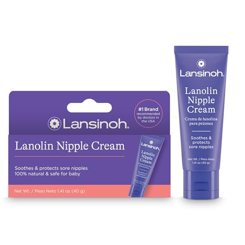 100% Natural Lanolin Nipple Cream, 1.41 Ounces F65475