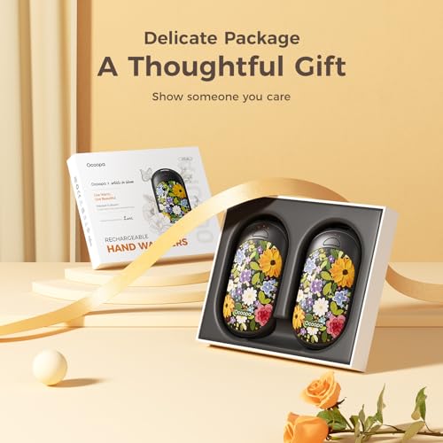 Magnetic Hand Warmers Rechargeable 2 Pack Electric Handwarmers 3-Settings Portable Heater I201850