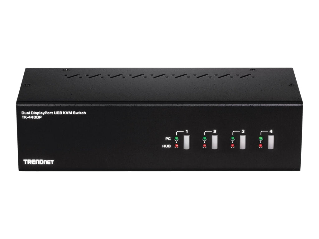 4-Port Dual Monitor DisplayPort KVM Switch U344153
