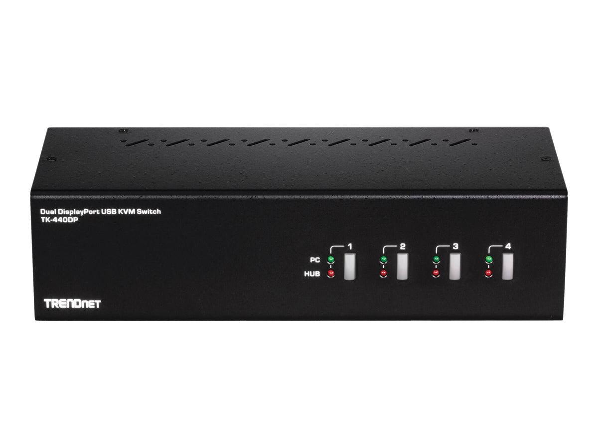 4-Port Dual Monitor DisplayPort KVM Switch U344153