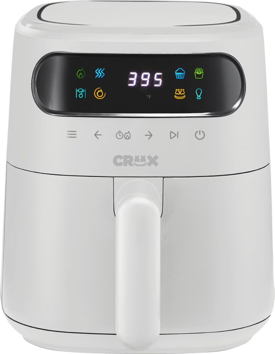 3-qt. Digital Air Fryer Kit with TurboCrisp - White T17615