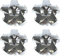 Set of 4 18 inch 5 Spoke Chrome Wheel Hub Center Caps D5616