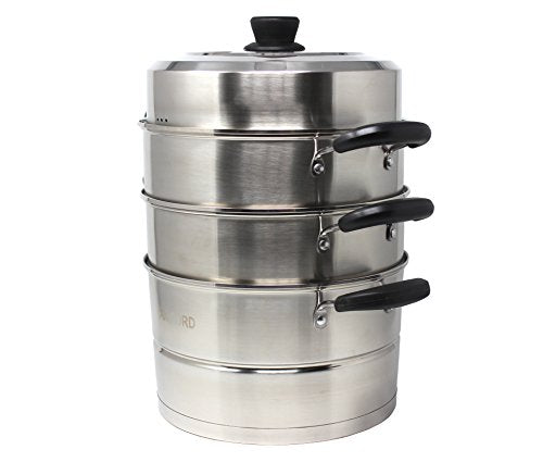 3 Tier Stainless Steel Steamer Set 32 CM R97001