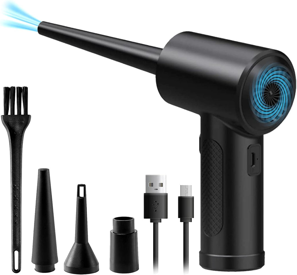 Cordless Electric Air Duster, 6000mAh Rechargeable, 43000-51000RPM, Pack of 2 O669
