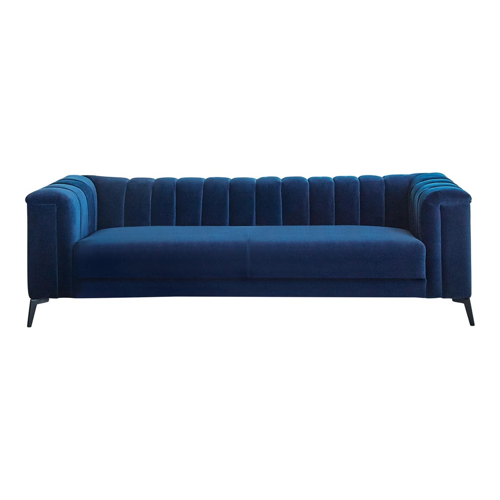 Blue Tuxedo Arm Sofa J758413