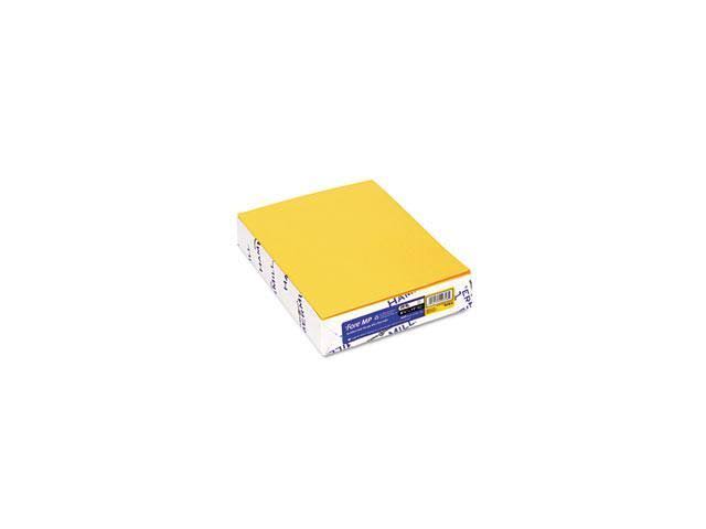 Recycled Colored Paper 20lb 8-1/2 x 11 Goldenrod 500 Sheets/Ream K950