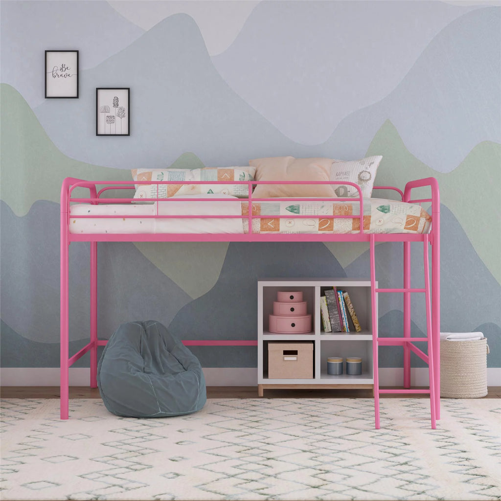 Twin Metal Loft Bed X827584