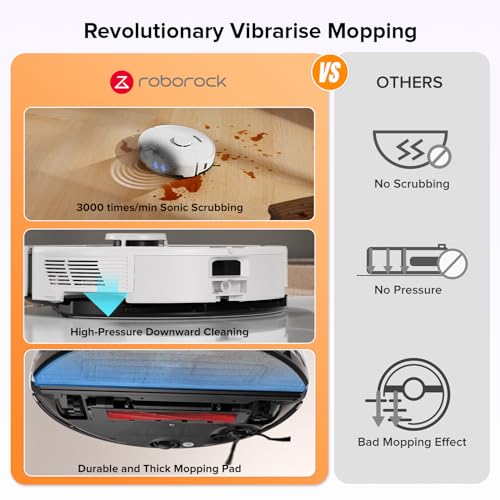 Robot Vacuum and Mop Combo, Self Drying, Self Washing D925638