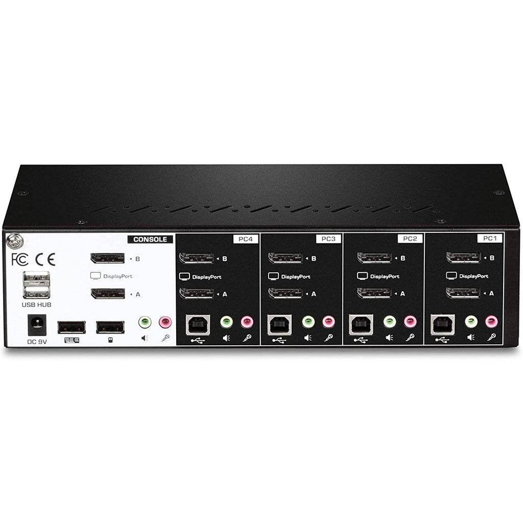 4-Port Dual Monitor DisplayPort KVM Switch U344153