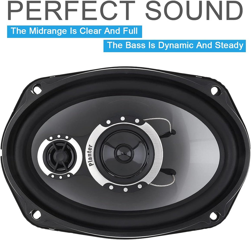 6x9 Inch 2 Way Car Stereo Speakers Pair F2737