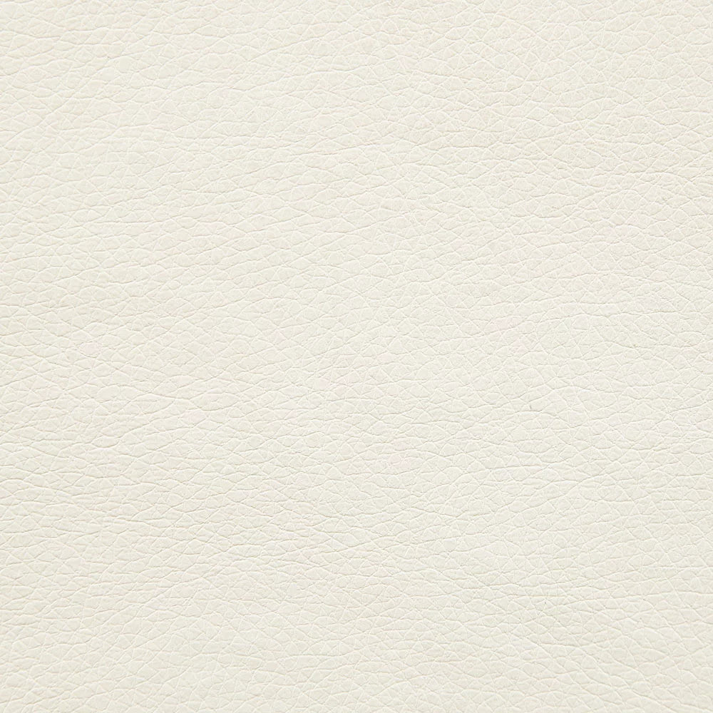 White Bonded Leather Cocktail Ottoman G887834