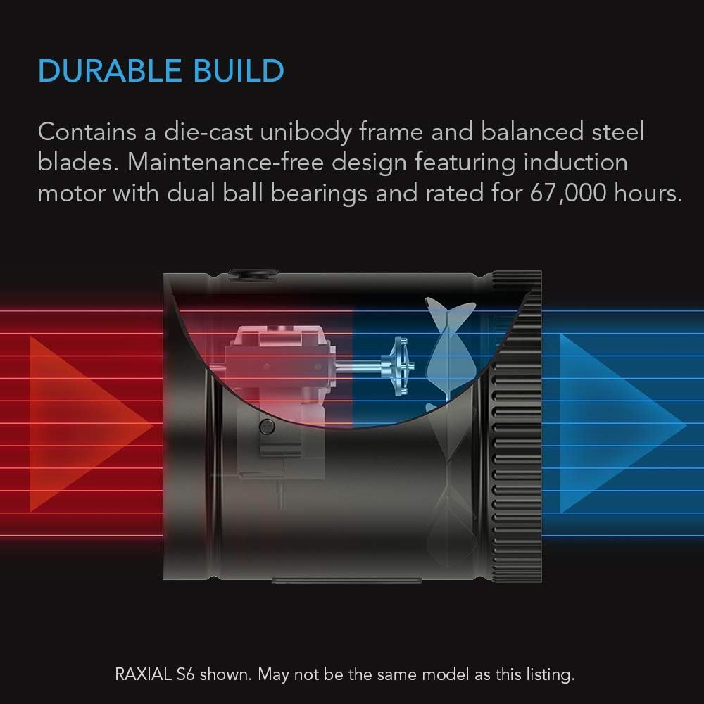 4” Inline Booster Duct Fan with Speed Controller M7982