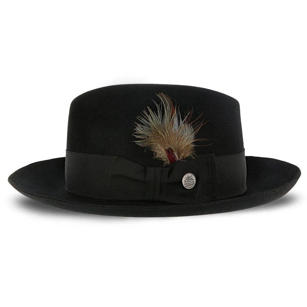 Beaver Fur Felt Fedora Hat F9018