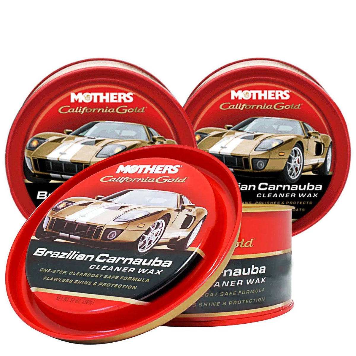Carnauba Wax 12 oz. Cleaner Wax Paste (3 Pack) E925853
