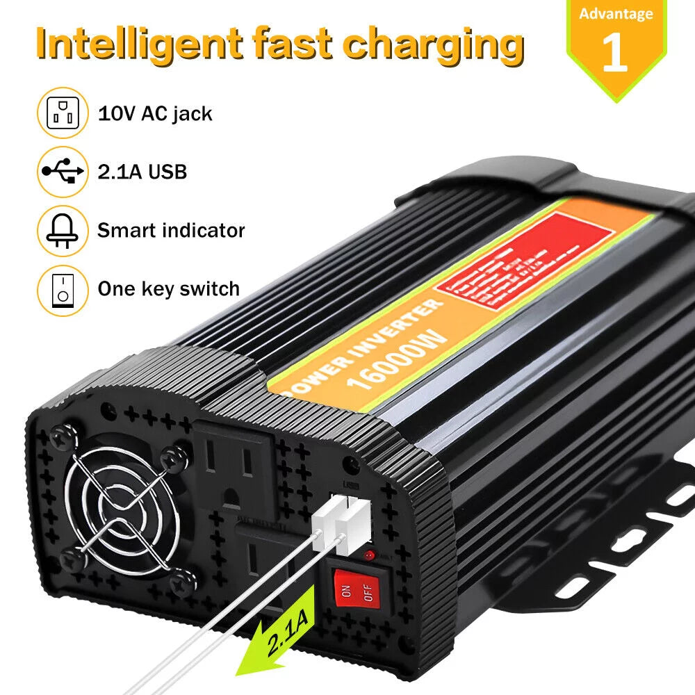 8000 Watts Pure Sine Wave Power Inverter Z870305